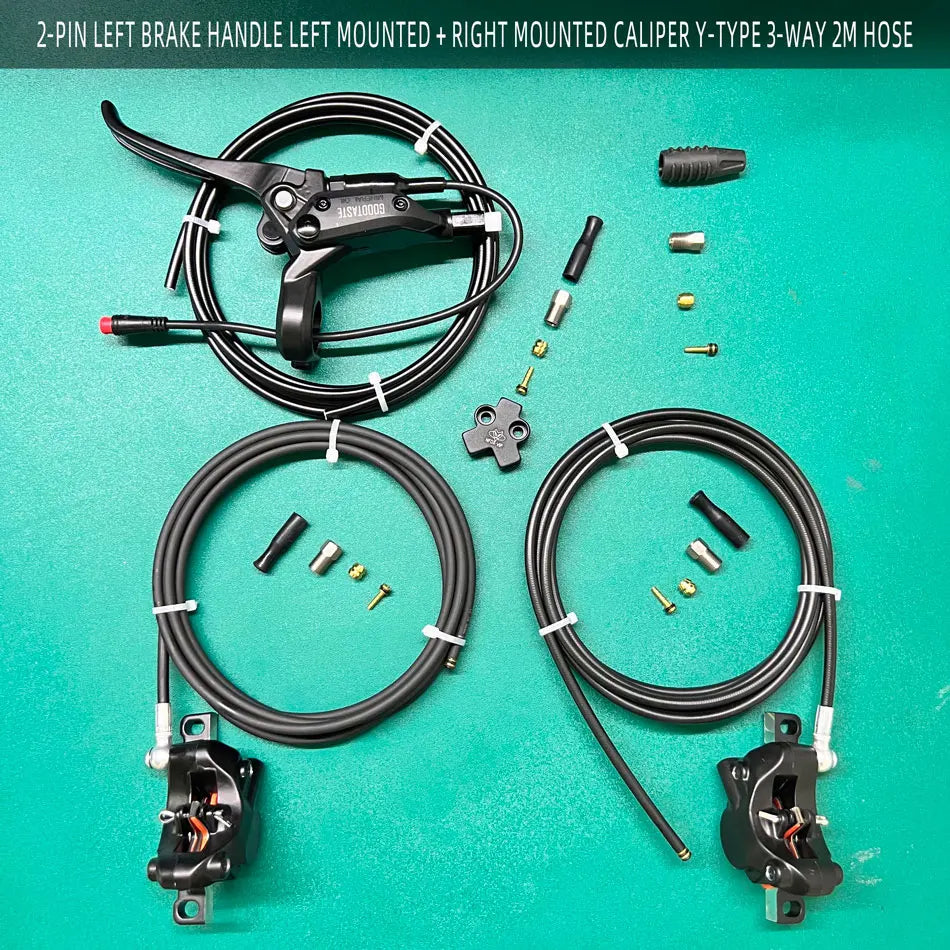 NFOX GT03 Electric Tricycle Dual Hydraulic Brake Riding Accessories GT07N Brake Handle Caliper Fixing Device System Accessories