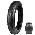 BALINGE 24 x 3 Tire 24 Inch Fat Tire 24x3.0 Electric Bike Tire 24 x 3 eBike Tires Fat Tires 24 x 3 Bike Tires Heavy Duty High-Performance Wear-Resistant Mountain Snow 24x3 Bicycle Tires，1 Tire，Black