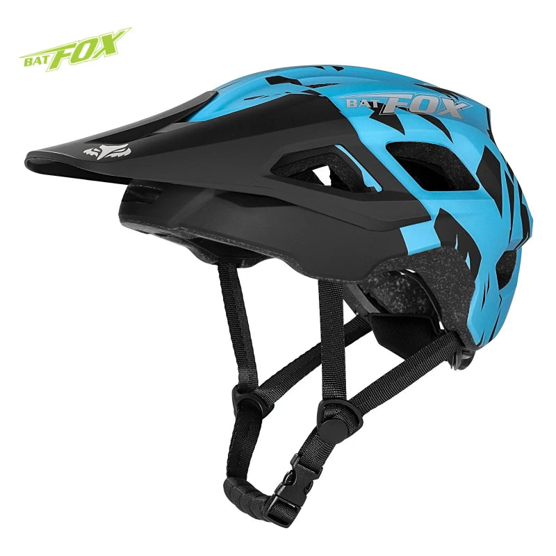 BATFOX Mountain Bike Helmet Can install a sports camera Electric Cycling Gear Safety Cap Men Women bat fox MTB Bicycle Helmets