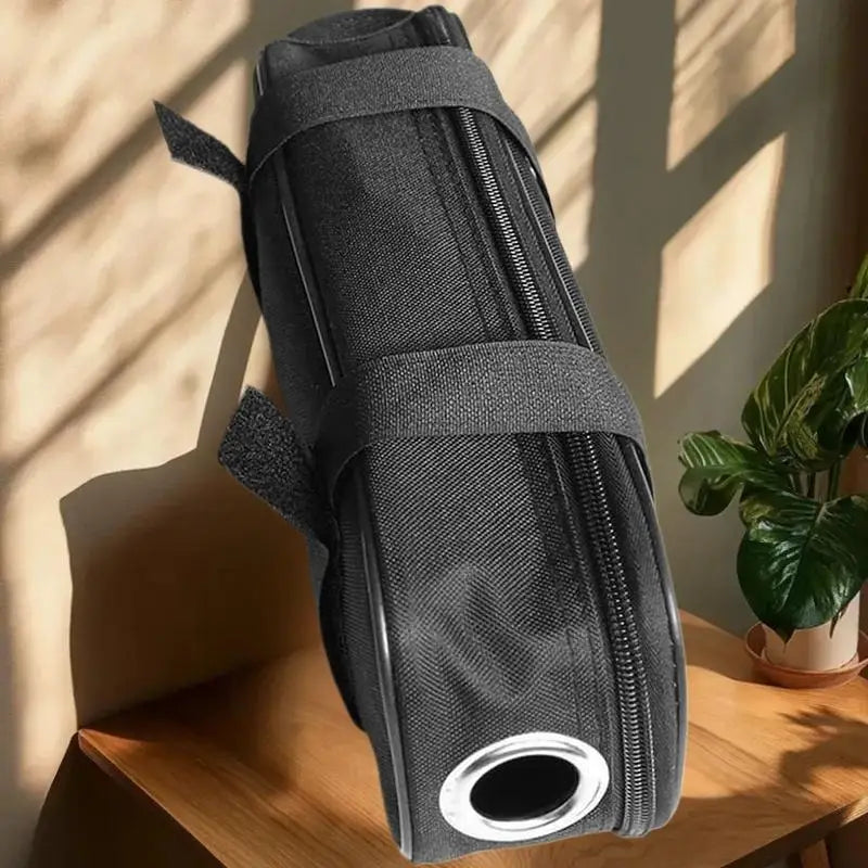 @*Waterproof Oxford Cloth Electric Bicycle Controller Bag, Portable Hanging Storage for Road Bike Battery & Accessories