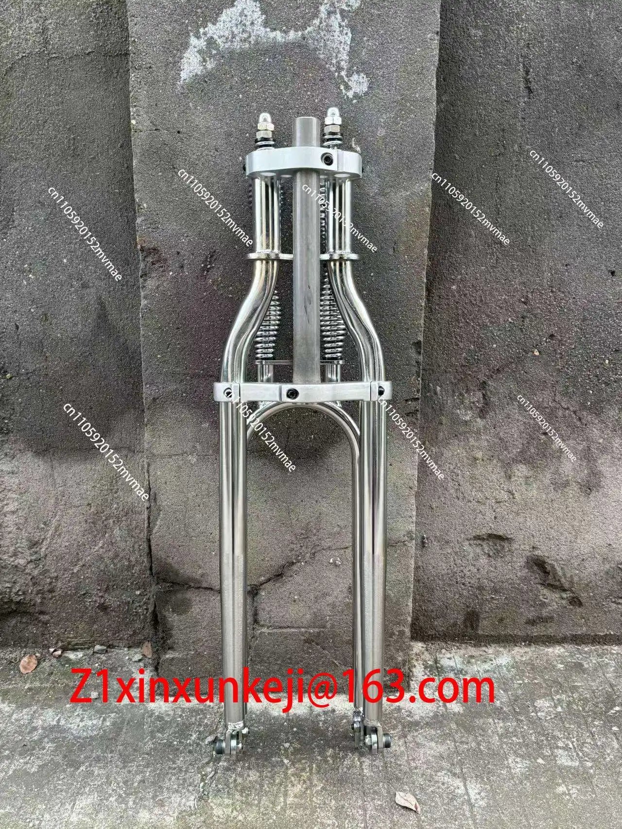 20/24/26/29 Inch Bicycle Front Fork, Low Rider Dual Spring Retro Disc Brake Accessories