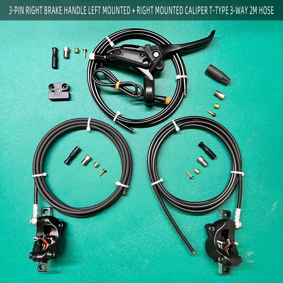 NFOX GT03 Electric Tricycle Dual Hydraulic Brake Riding Accessories GT07N Brake Handle Caliper Fixing Device System Accessories