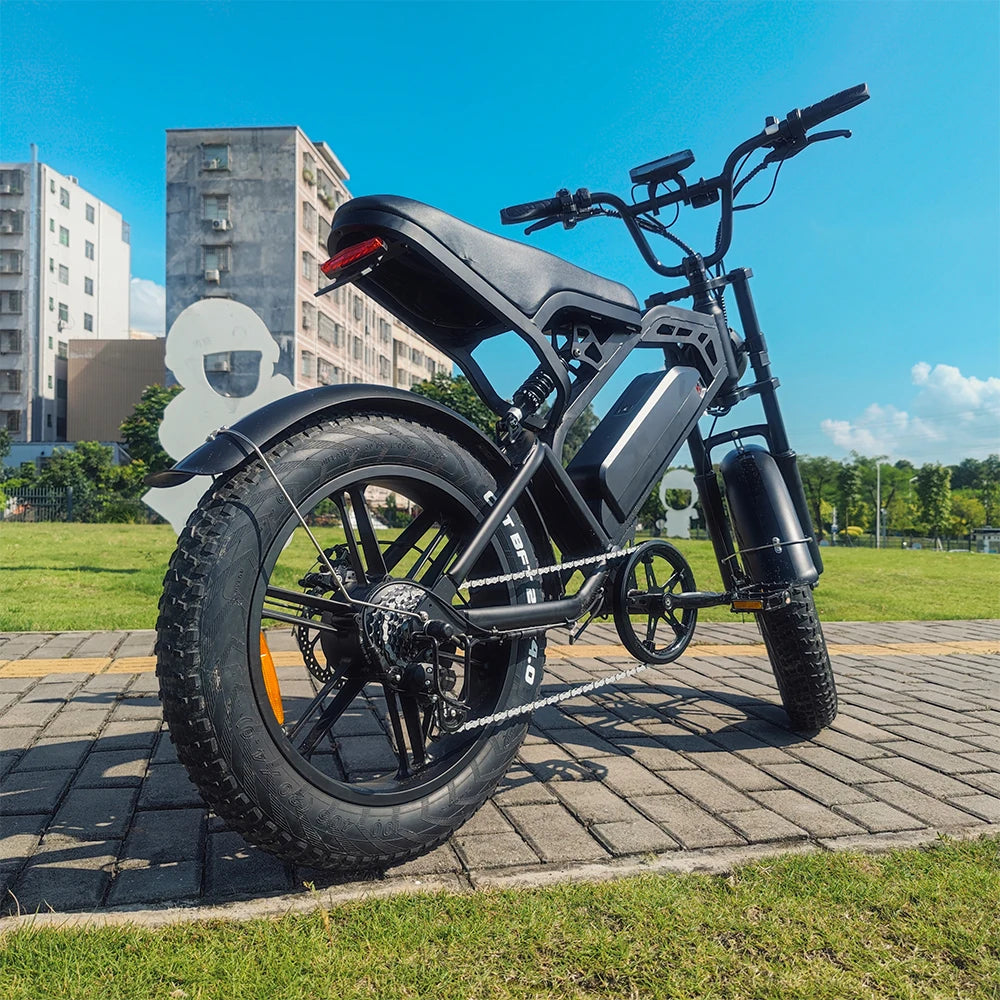YTYIN V20 Fat Tire Electric Bike In EU USA Warehouse 48v Fat Tire E-bike 25km/h Fat Tire Electric Bicycles For Adults