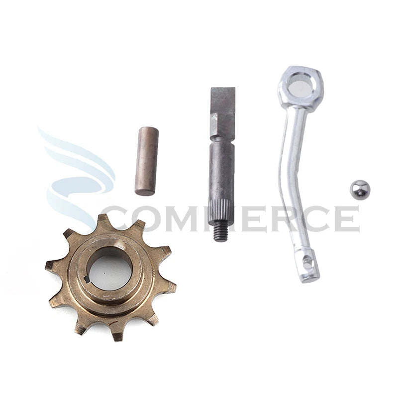 Clutch Arm Lever Rod Ball Pin Rod With 10 Tooth Drive Sprocket For 49cc 66cc 80cc 2-Stroke Motorized Bicycle Engine parts