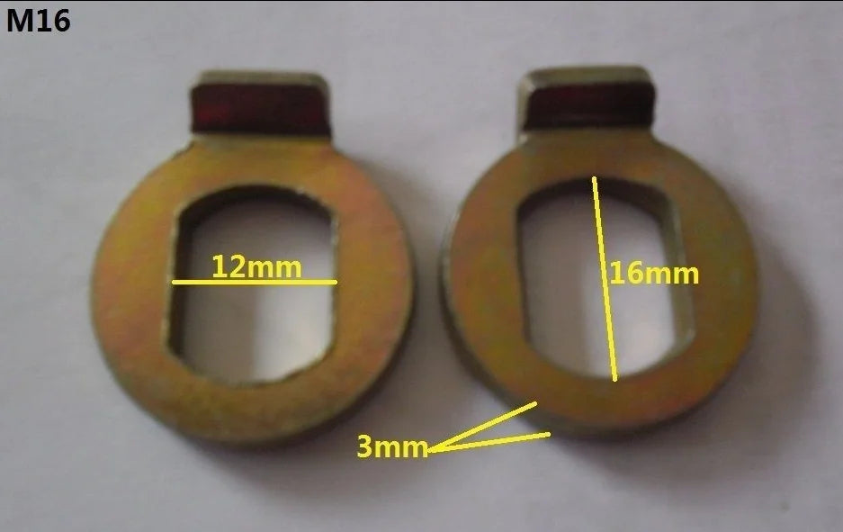 12MM/14MM/16MM Electric bicycle E-bike Axle lock nut / lock washer /spacer /torque arm e-bike accessories