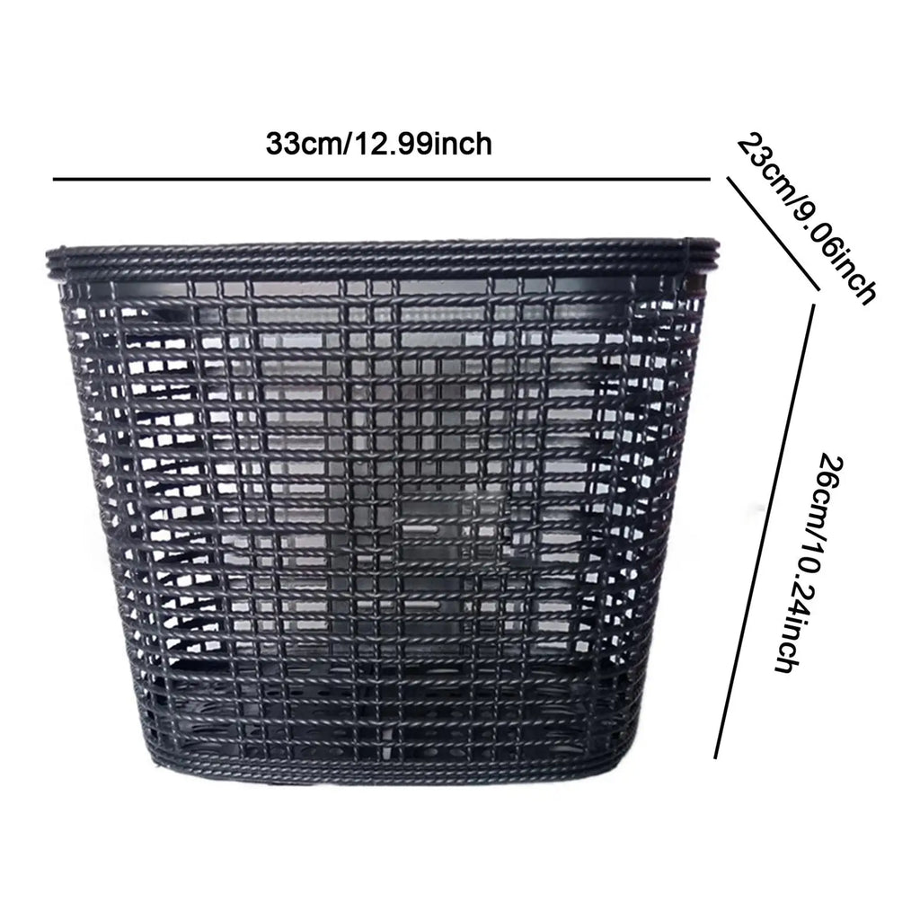 Bike Basket Front Portable Bicycle Storage Baskets Easy to Install Detachable Handlebar Basket for Adults Bicycle Accessories