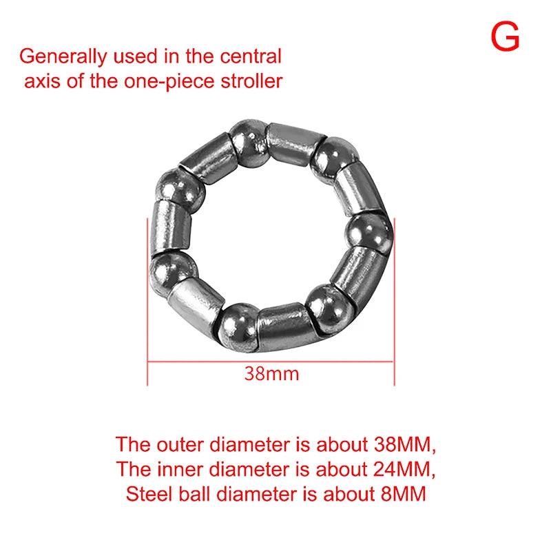Bike Fork Headset Ball Bearing Bowl Sets Bicycle Handlebar Retainer Steel Lowrider Bikes Kids Bicycles Cycling Accessories