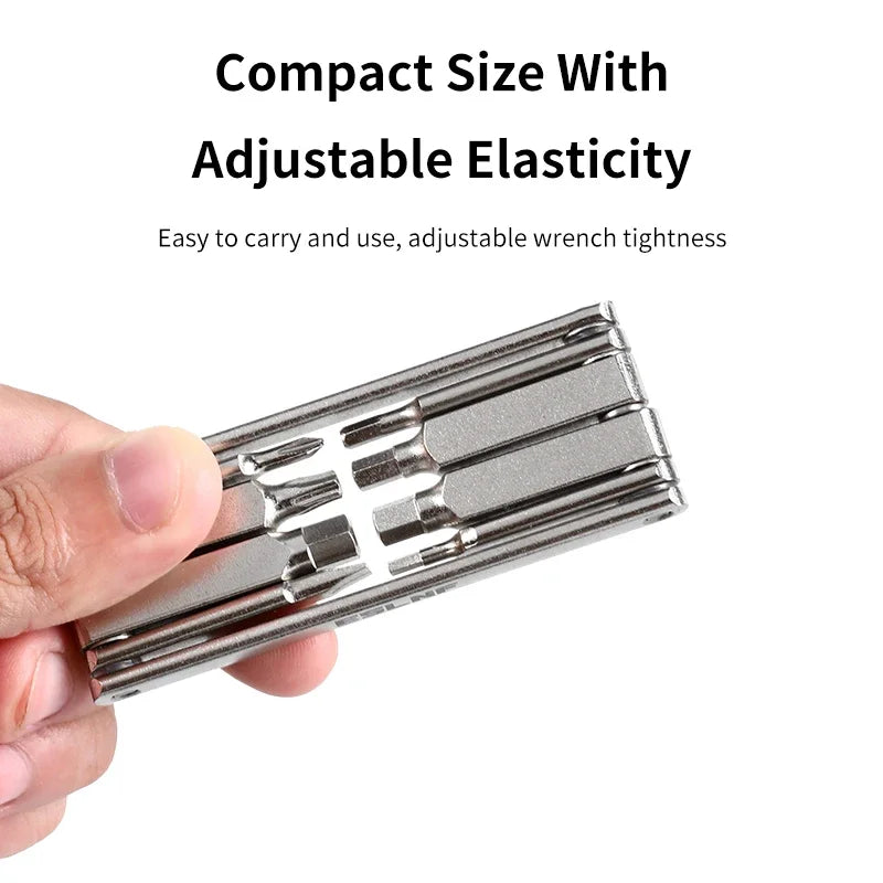 ESLNF 8 in 1 Bicycle Tool Set Portable CR-V Steel Bike Multifunction Repair Kit Hex Wrench Bicycle Repair Tool Kits Bicycle Tool
