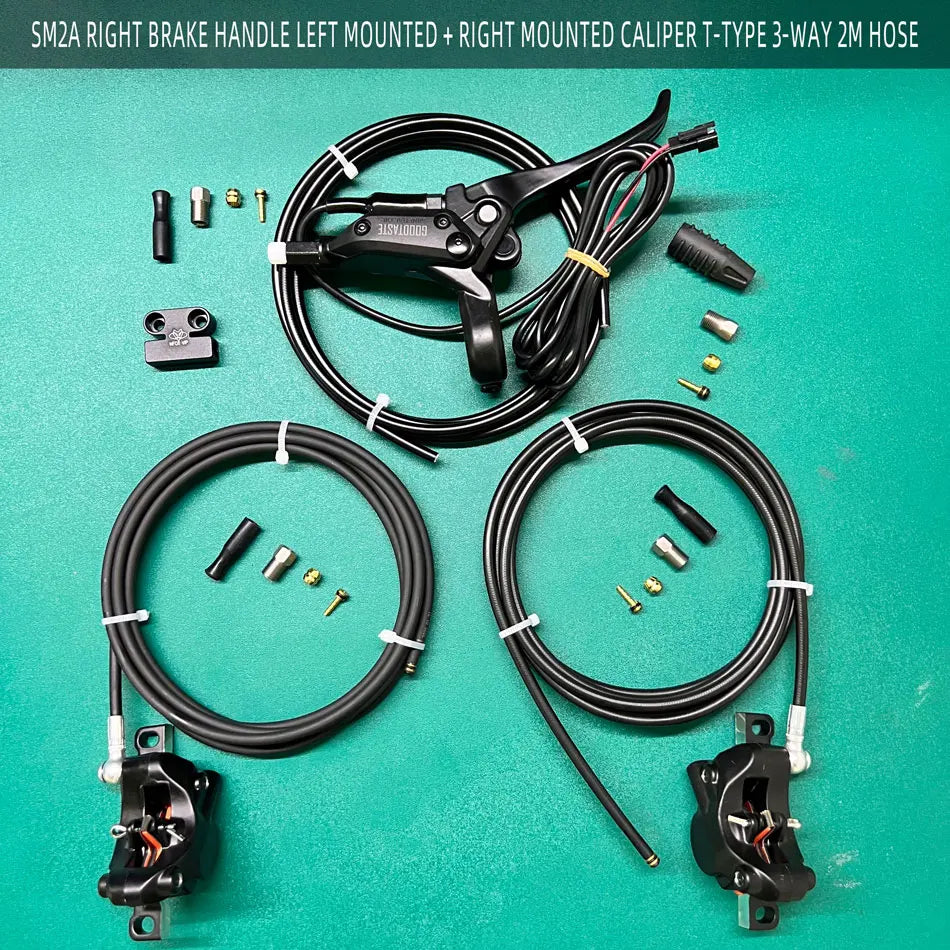 NFOX GT03 Electric Tricycle Dual Hydraulic Brake Riding Accessories GT07N Brake Handle Caliper Fixing Device System Accessories