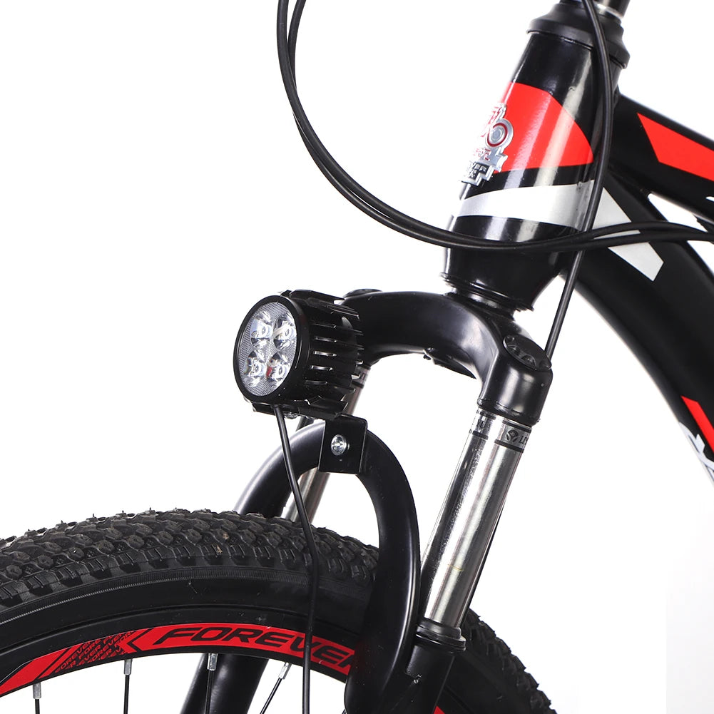 Bicycle Light LED Electric Folding Bike Horn Lamp IPX4 Waterproof LED Headlights