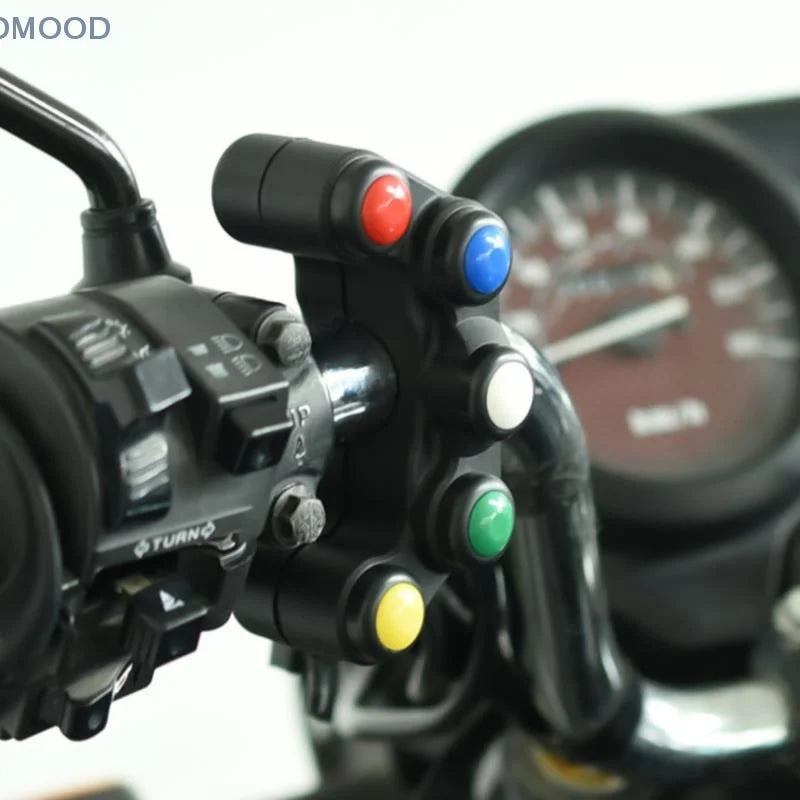 7/8" Universal Motorcycle Switch Electric Bicycle Headlight Handlebar Switches Fog Lamp Horn Turn Signal Handlebar Switches