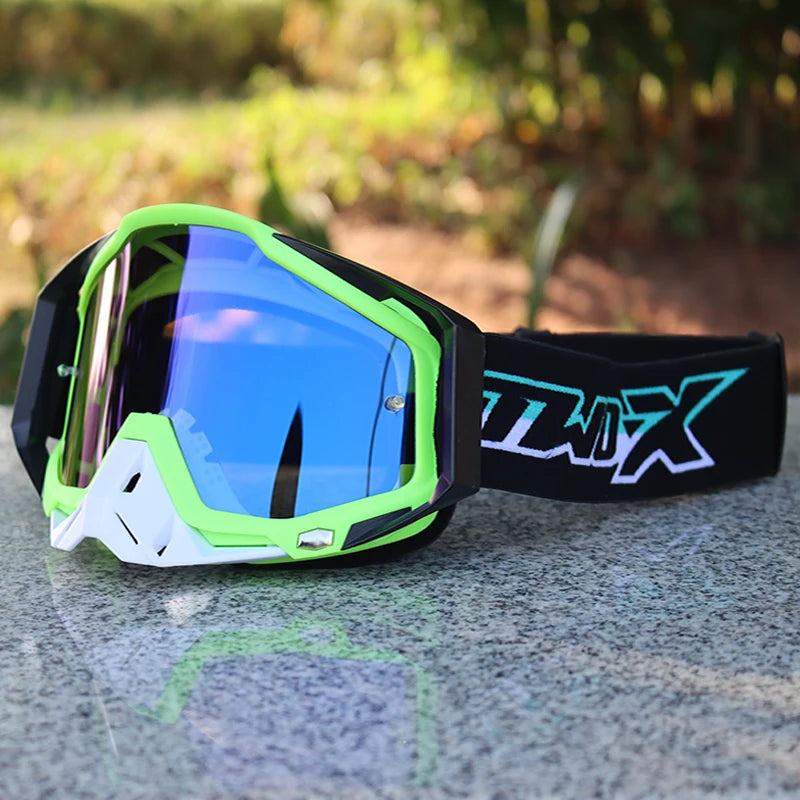 NEW Two-X Motorcycle Bike Goggles Motocross Racing ATV BMX MX Helmet Glasses Motorcross Off Road