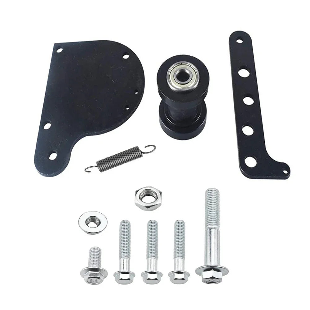 Fit 49cc 66cc 80cc 2 Stroke Engine Motorized Bicycle Spring Loaded Chain Tensioner Eletric Bike Black Chain Tensioner Kit