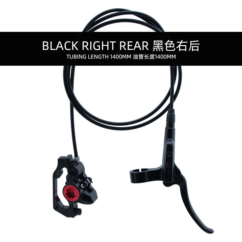 For NFOX GT268 MTB Oil Rotor Caliper 160mm Disc Brake Hydraulic Brakes CNC Bicycle Parts Black Red