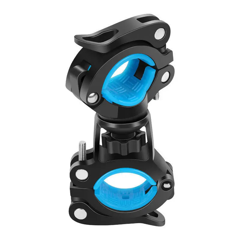 1pc 360 ° Bicycle Flashlight Holder U-Shaped Headlight Fixing Bracket Double Fixation Outdoors Cycling Essential Practical Tools