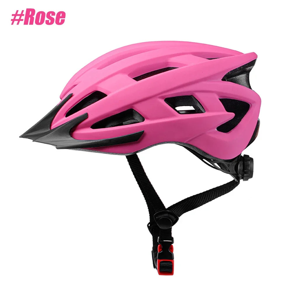 Bike Helmet for Adult Men Women with Suggested Fit 58-62cm, Lightweight with Adjustable Side and Chin Strap, Bike Accessories