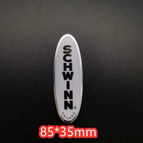 2x vintage classic Bike Head Badge Aluminum Decals Stickers For MTB BMX Folding Bicycle Frame Cycling Accessories emblem