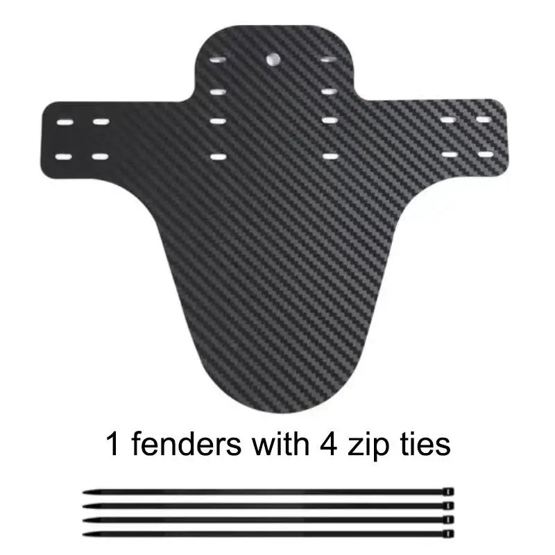 Bicycle Mountain Carbon Pattern Bike Mud Guard For Front Rear Wheel Mudguard Ultralight Cycling