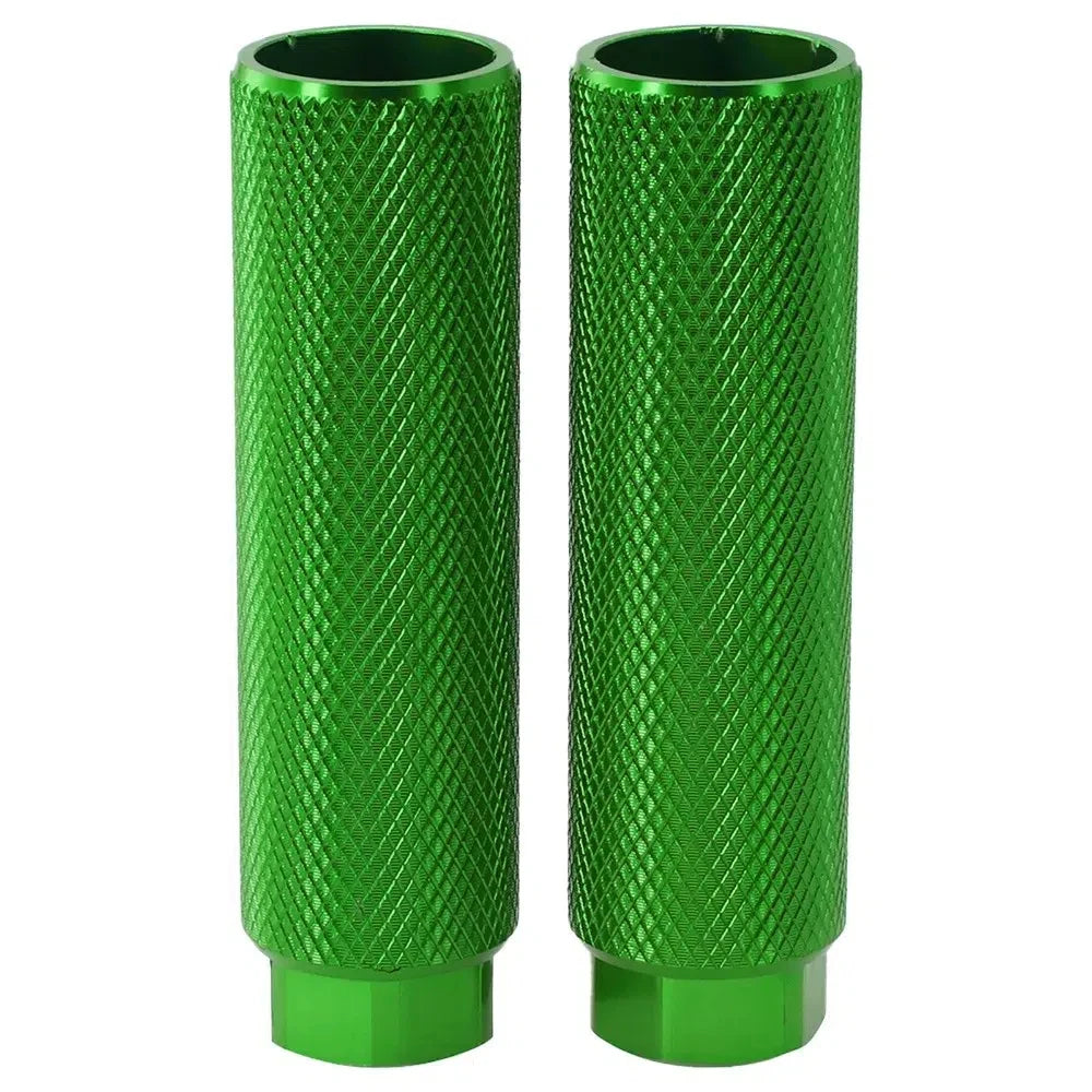 New 2Pcs Durable Anti-Slip Bike Pegs Lightweight Cycling Parts Bike Foot Rest Aluminum Alloy Bicycle Accessories Fit 3/8 Inch