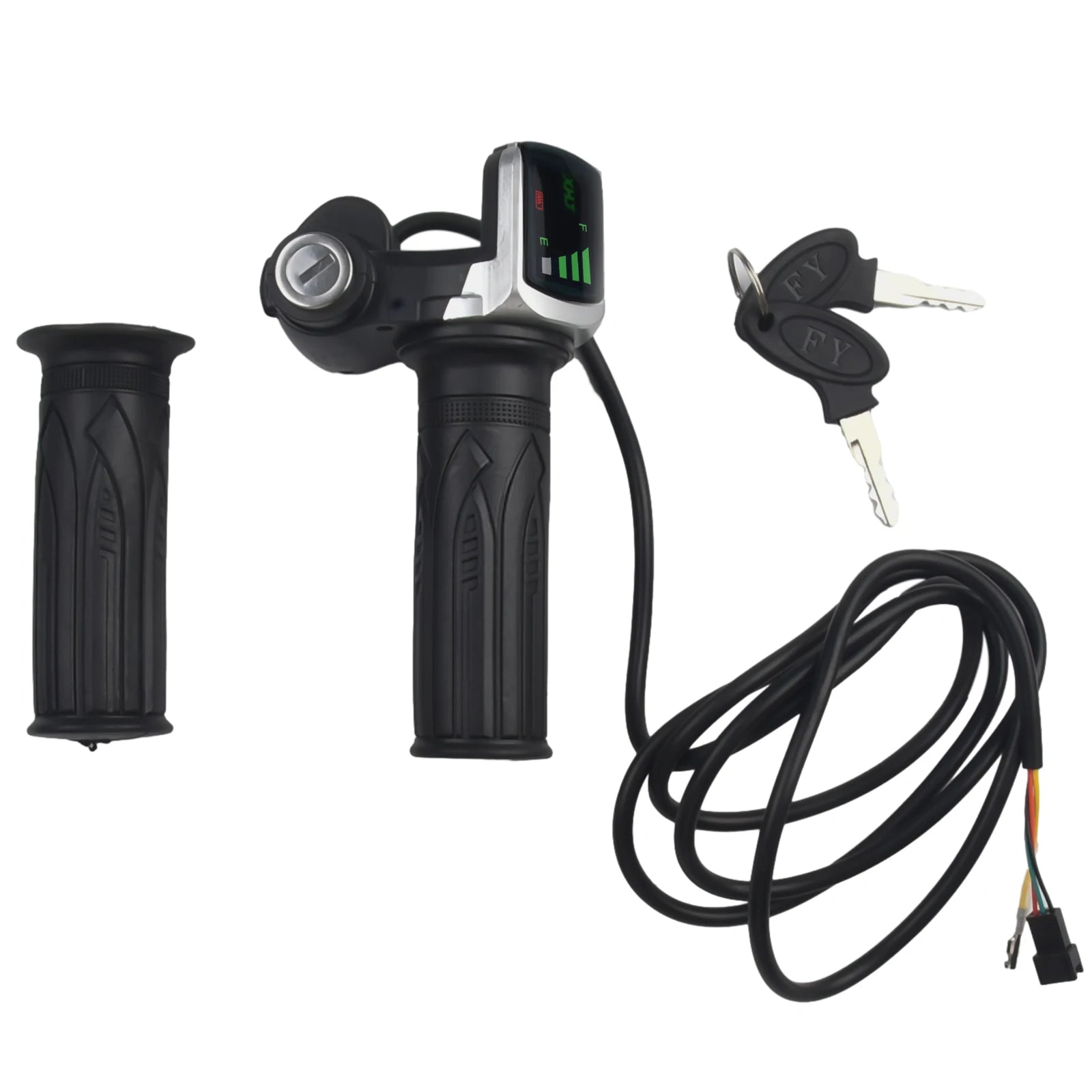 36/48V E-Bike Throttle Accelerator Electric Scooter Grip Handlebar With LED Display Electric Bicycle Accessories