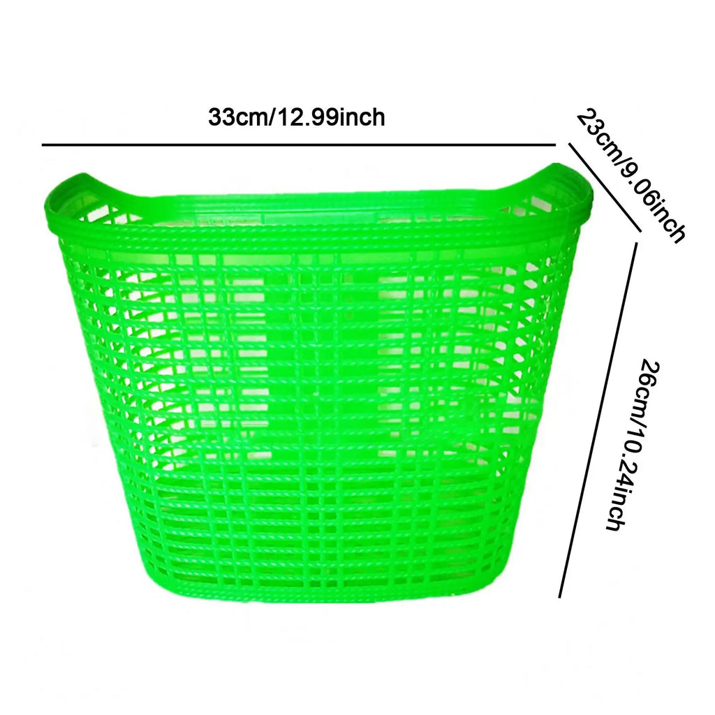 Bike Basket Front Portable Bicycle Storage Baskets Easy to Install Detachable Handlebar Basket for Adults Bicycle Accessories