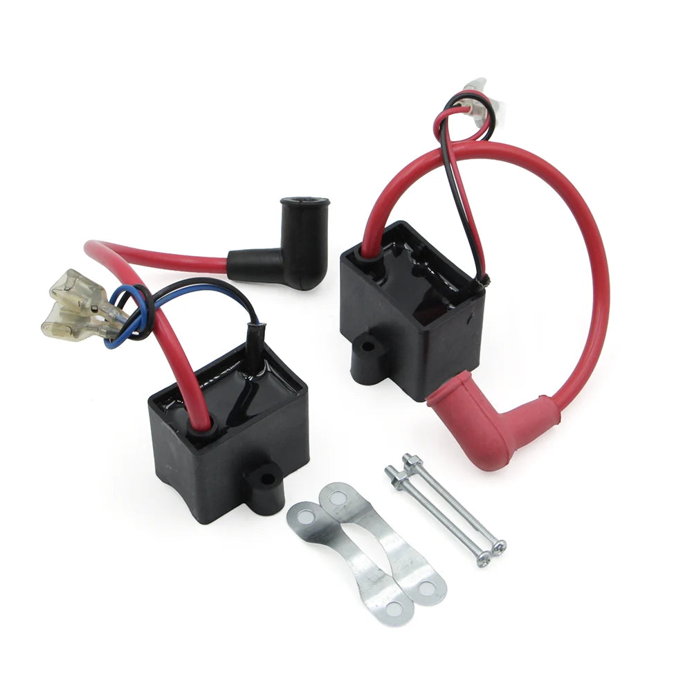 CDI Ignition Coil & Spark Plug for 49cc-80cc 2-Stroke Motorized Bicycle Engine