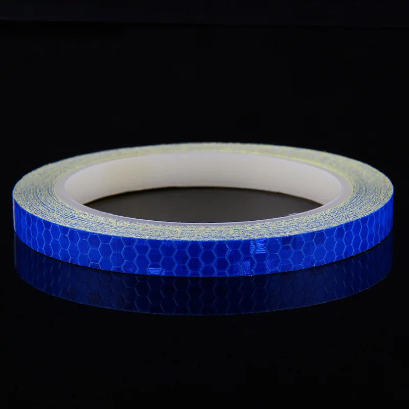 Bike Reflective Stickers Motorcycle Bicycle Fluorescent Reflective Tape MTB Cycling Night Safety Decor Bike Accessories 1cmx8m