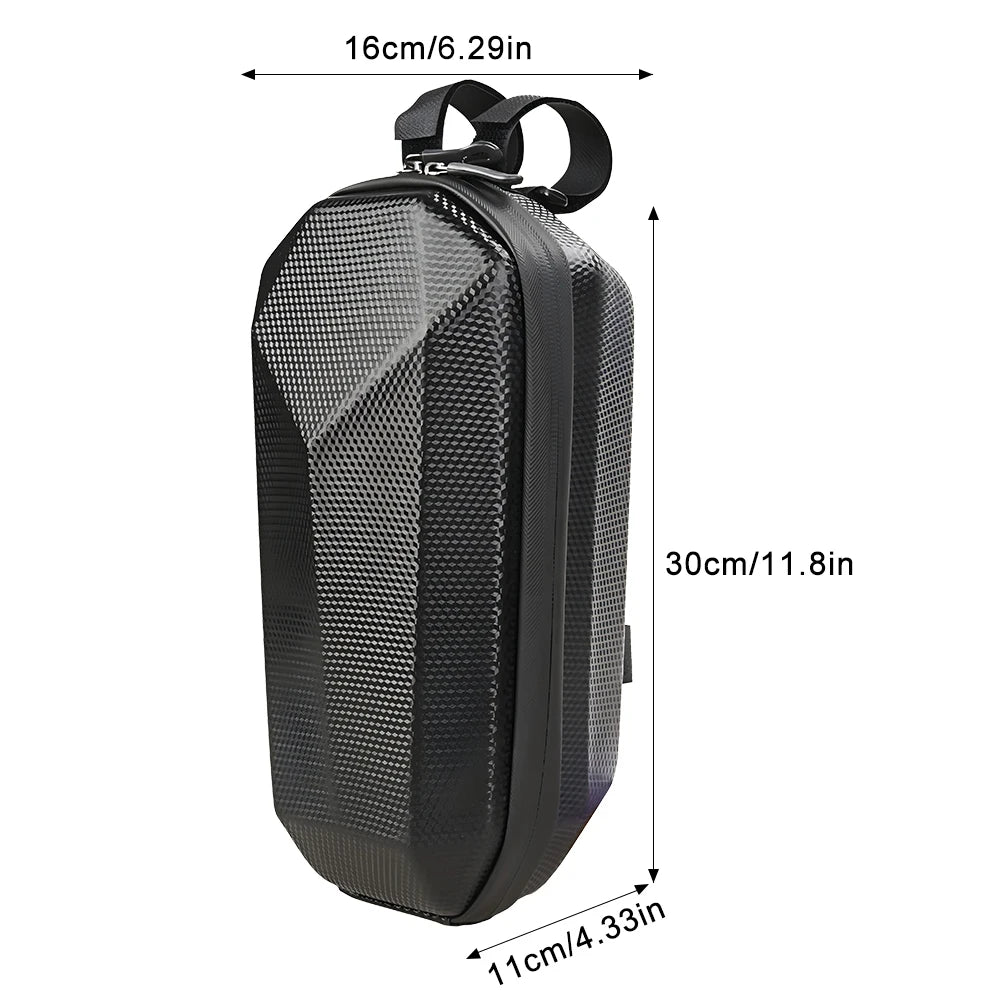 Bicycle Handlebar Bag Portable Hard Shell Bike Front Bag Large Capacity Hanging Storage Box for Electric Scooter Easy to Install