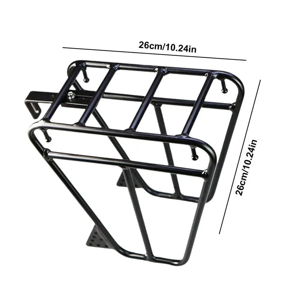 Mountain Road Bike Front Cargo Rack Bicycle Front Fork Luggage Bracket Adjustable Bike Side Mount Bag Stand Cycling Accessories