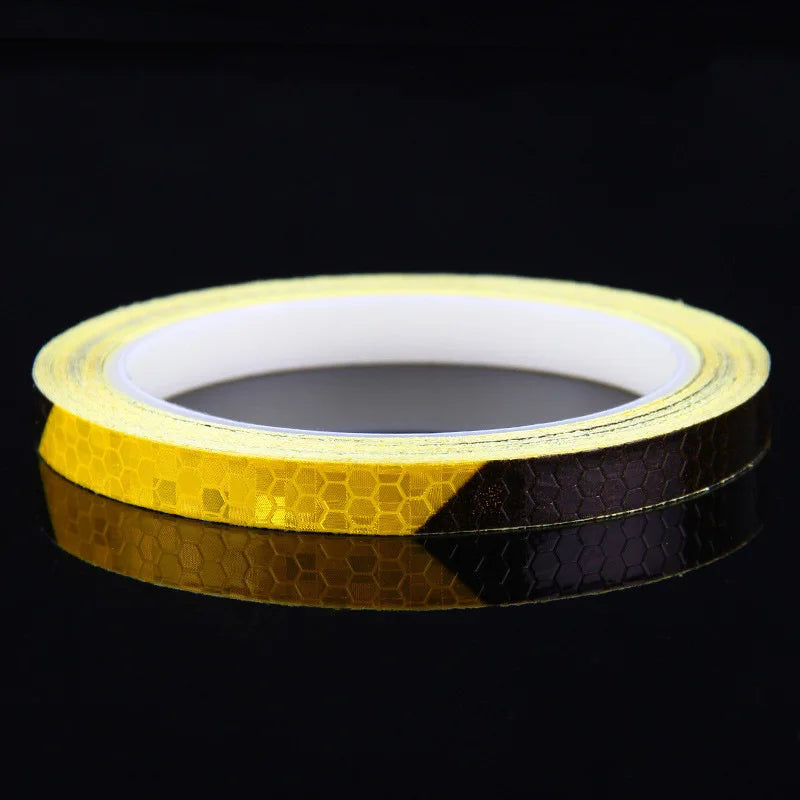 Bike Reflective Stickers Motorcycle Bicycle Fluorescent Reflective Tape MTB Cycling Night Safety Decor Bike Accessories 1cmx8m