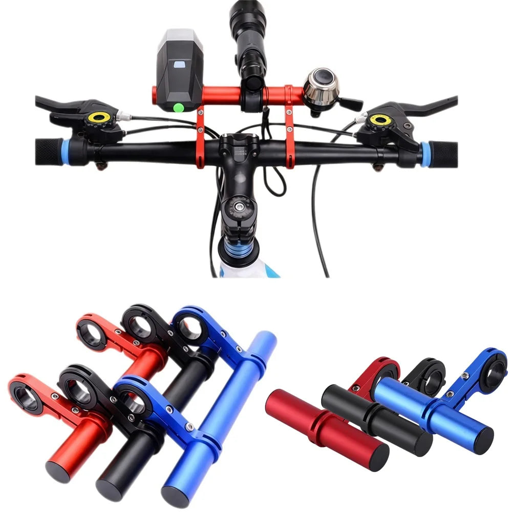 10/20/30cm Motorcycle Handlebar Extender Bracket Bike Bicycle Scooter Parts Mobile Phone Holder Support Headlight Mount Stand