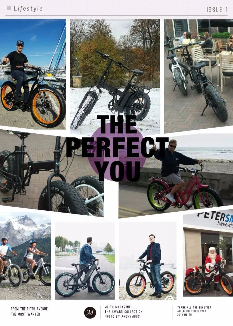 750W Commuter Electric Bike Integrated Battery Full Color LCD Display Adult Ebike