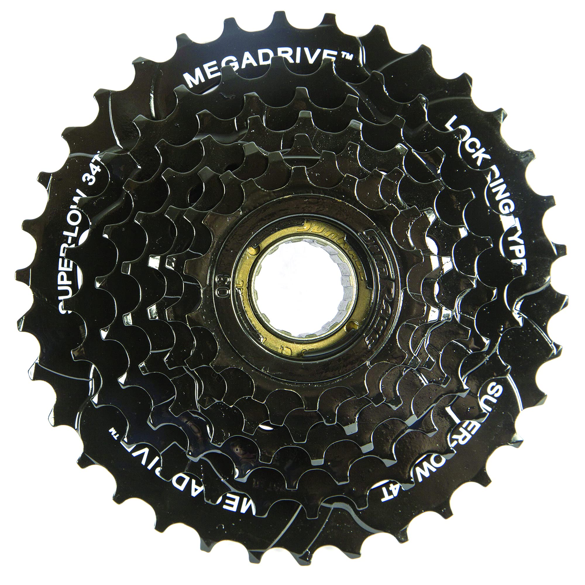 SunRace MFM300-7 Speed 14-34T Black Freewheel Cassette Sprocket for 7 Speeds Sports and Outdoor Black