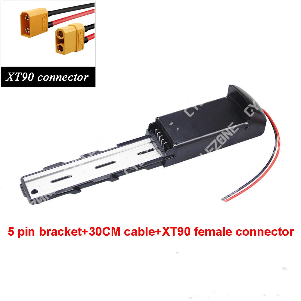 Ebike Battery 4 Pin Bracket 5 Pin Mounting Plate Rail for Onesport ONES3 Hitway Colorway Funhang EB-M1 Electric Bike