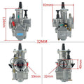 PWK 24-34mm Racing Carburetor with Power Jet for Scooter, ATV & Dirt Bike