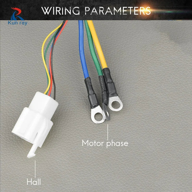 72V 3000W Brushless Electric Motor with Heat Sink for E-Bike, Motorcycle & Go-Kart Conversion