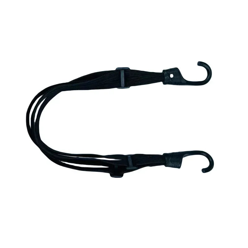High-Elasticity Motorcycle Helmet Tie-Down Strap | Adjustable Luggage Elastic Cord for E-Bike/Motorcycle | Durable Accessories