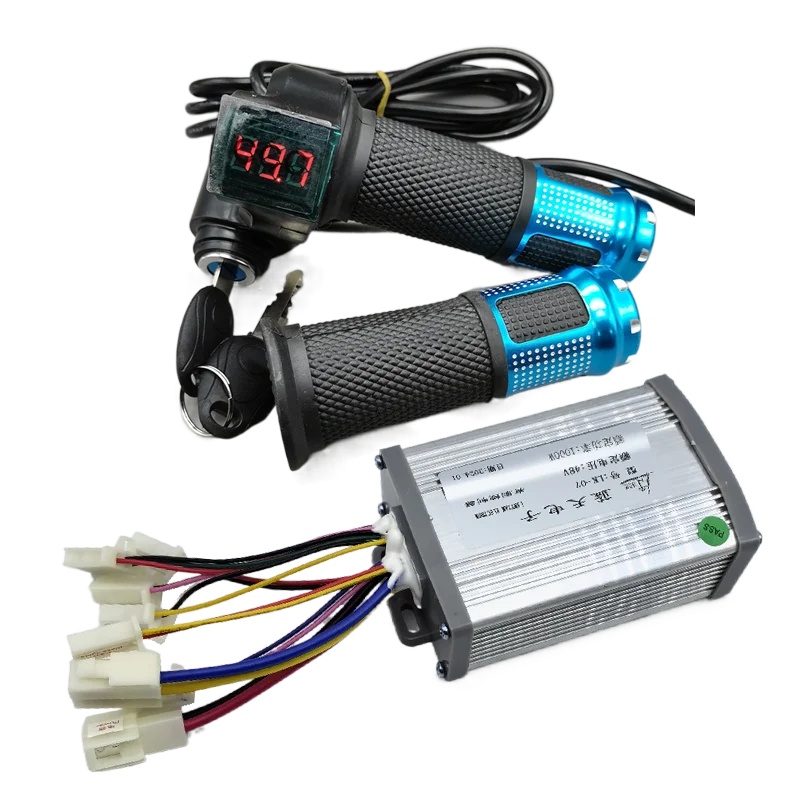 Electric bicycle brush motor 12V 24V 36V 48V governor digital display voltage throttle power lock 250W 350W 500W 800W 1000W