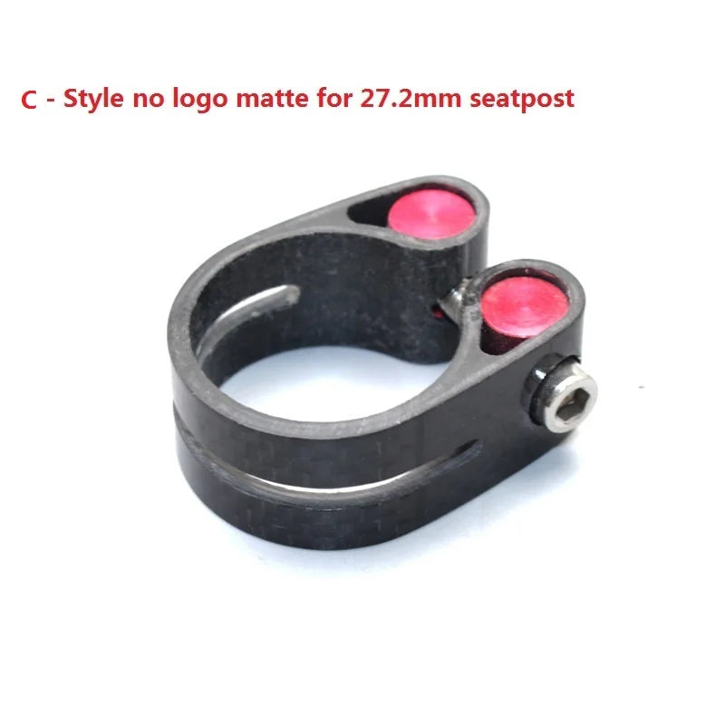 EC90 Full Carbon Fiber MTB Cycling Seatpost Clamp, Road Bicycle Post Seat Clip, 27.2mm, 30.8mm, 31.6mm, New