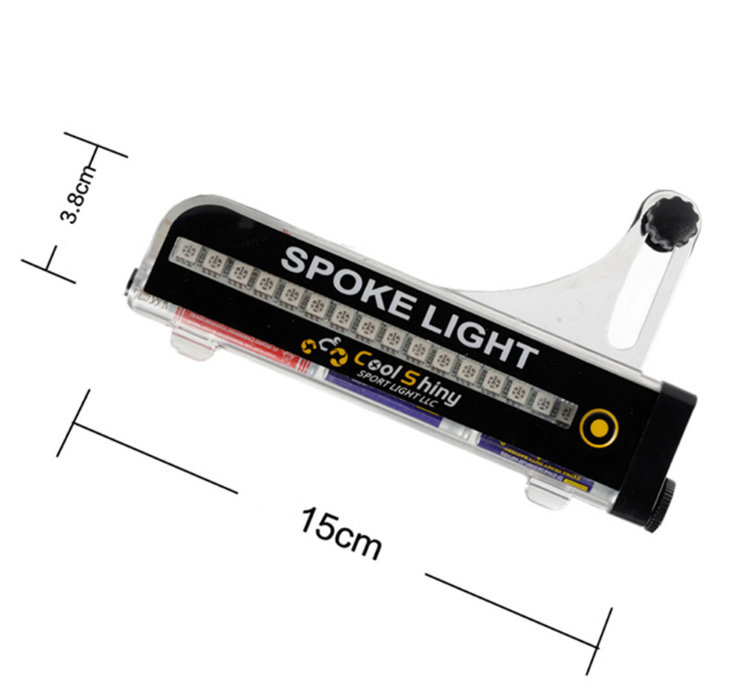 RGB LED Bicycle Spoke Lights for Night Riding