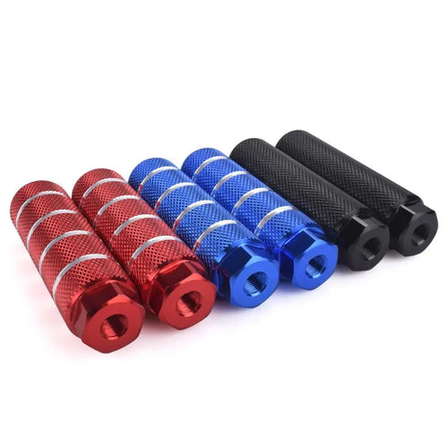 1 Pair Non Slip Mtb Bike Footrest Lever Aluminum Alloy Axle Pedal Rear Bmx Pegs Foot Pegs Stunt Foot Bicycle Cylinder Front