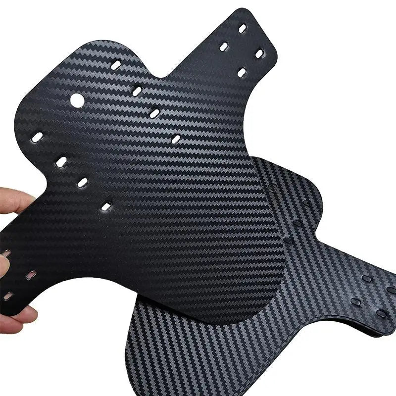 Bicycle Mountain Carbon Pattern Bike Mud Guard For Front Rear Wheel Mudguard Ultralight Cycling