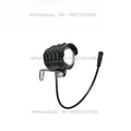 36V2.7W/48V3W Universal 90LUX Headlight Low Beam + Speaker D-022 Waterproof Wire Electric Bicycle Light