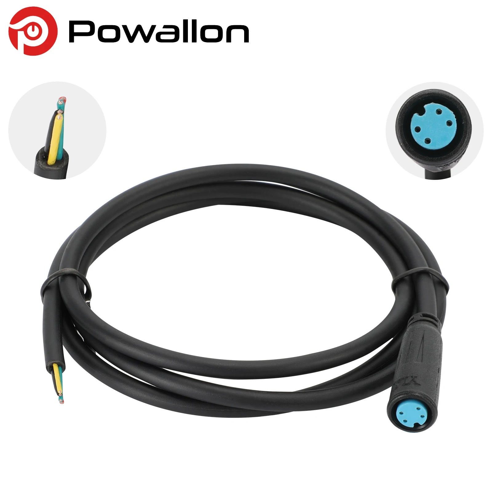 M8 Male Female Extension Cable for BAFANG E-Bike Motor | 2/3/4/5 Pin Conversion Connector Cable 60cm 90cm Ebike Accessories