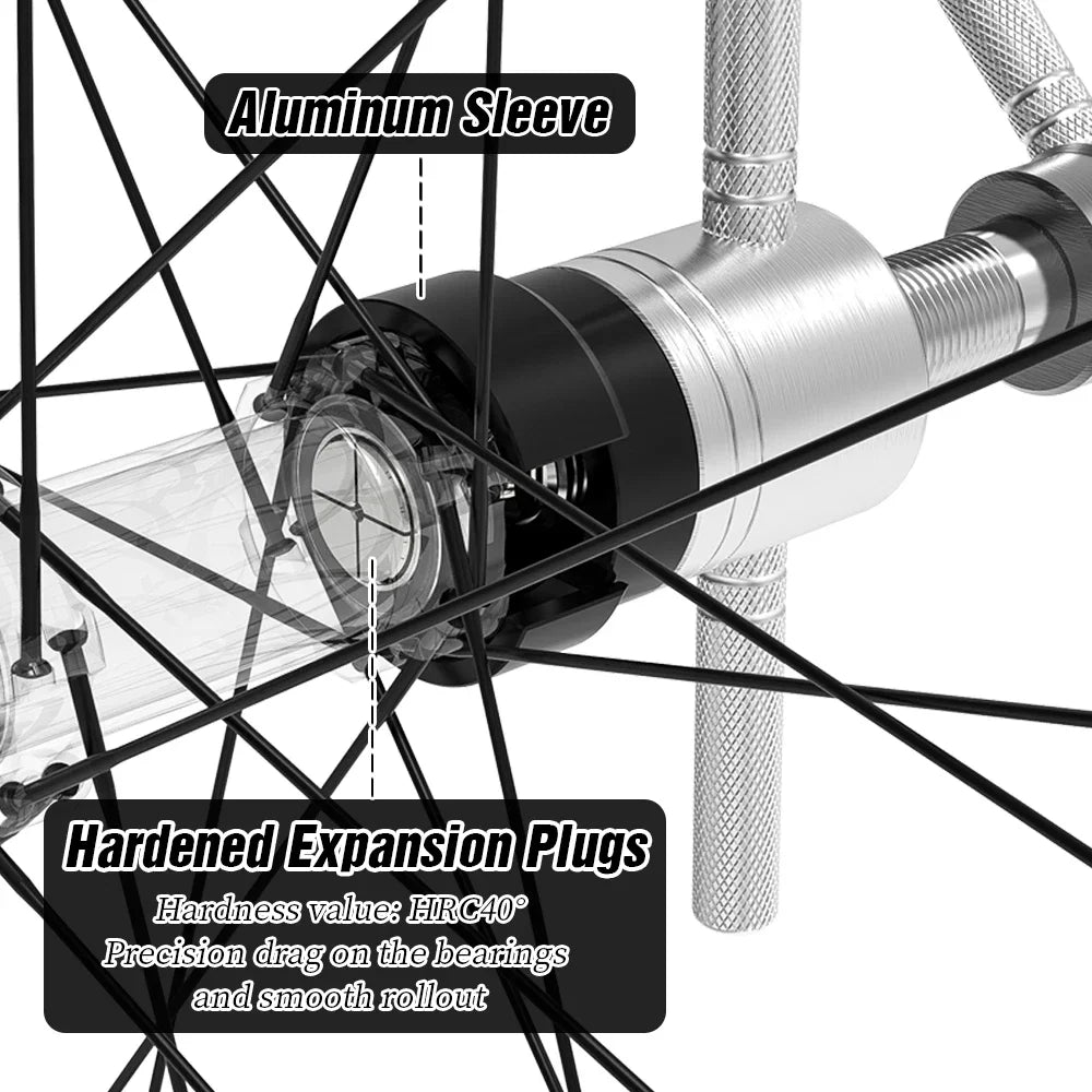 Bicycle Hub Bearing Removal Tool Stand with Freehub Body – Bike Hub Maintenance Tool