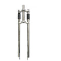 CDHPOWER Bicycle Fork 26" Triple Tree Non Suspension Fork w/Double Shoulder fit 26x3.5 Fat tire -Gas Motorized Bike (Fork only)