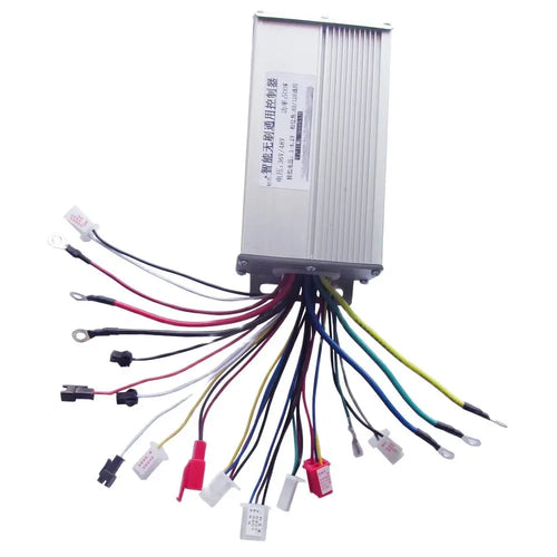 500W BLDC Brushless Square Wave E-Bike Motor Controller 36V 48V 60V for Electric Bicycle, Scooter & Trike