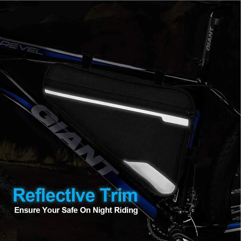 Bike Triangle Frame Bag - Bicycle Storage Bag Bike Accessories Road Mountain Cycling Saddle Pouch Bag Bicycle Accessories Bag
