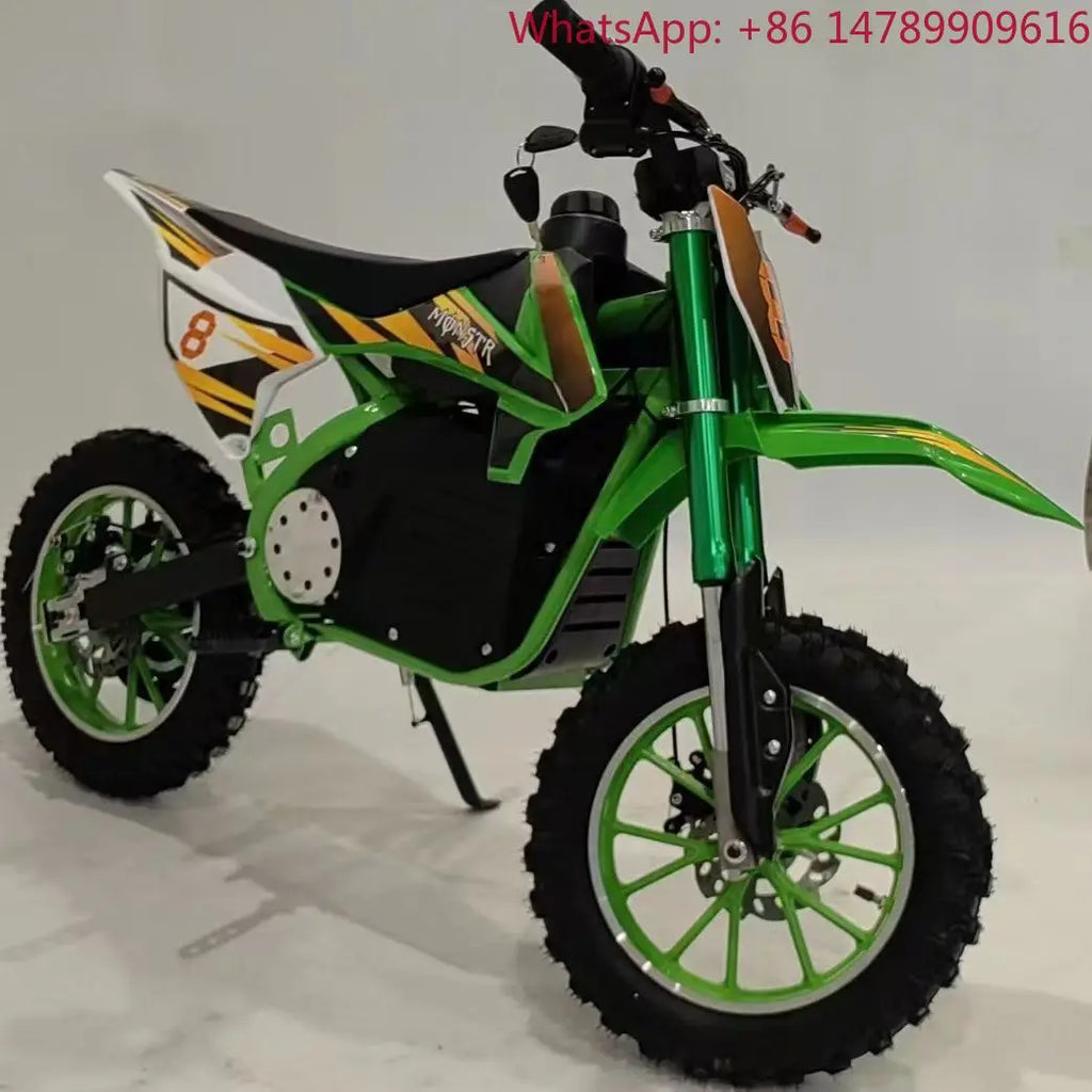 36V 500W Kids Electric Off-Road Dirt Bike – 2-Wheel Mountain All-Terrain Bike, Max 40km/h, Boys & Girls