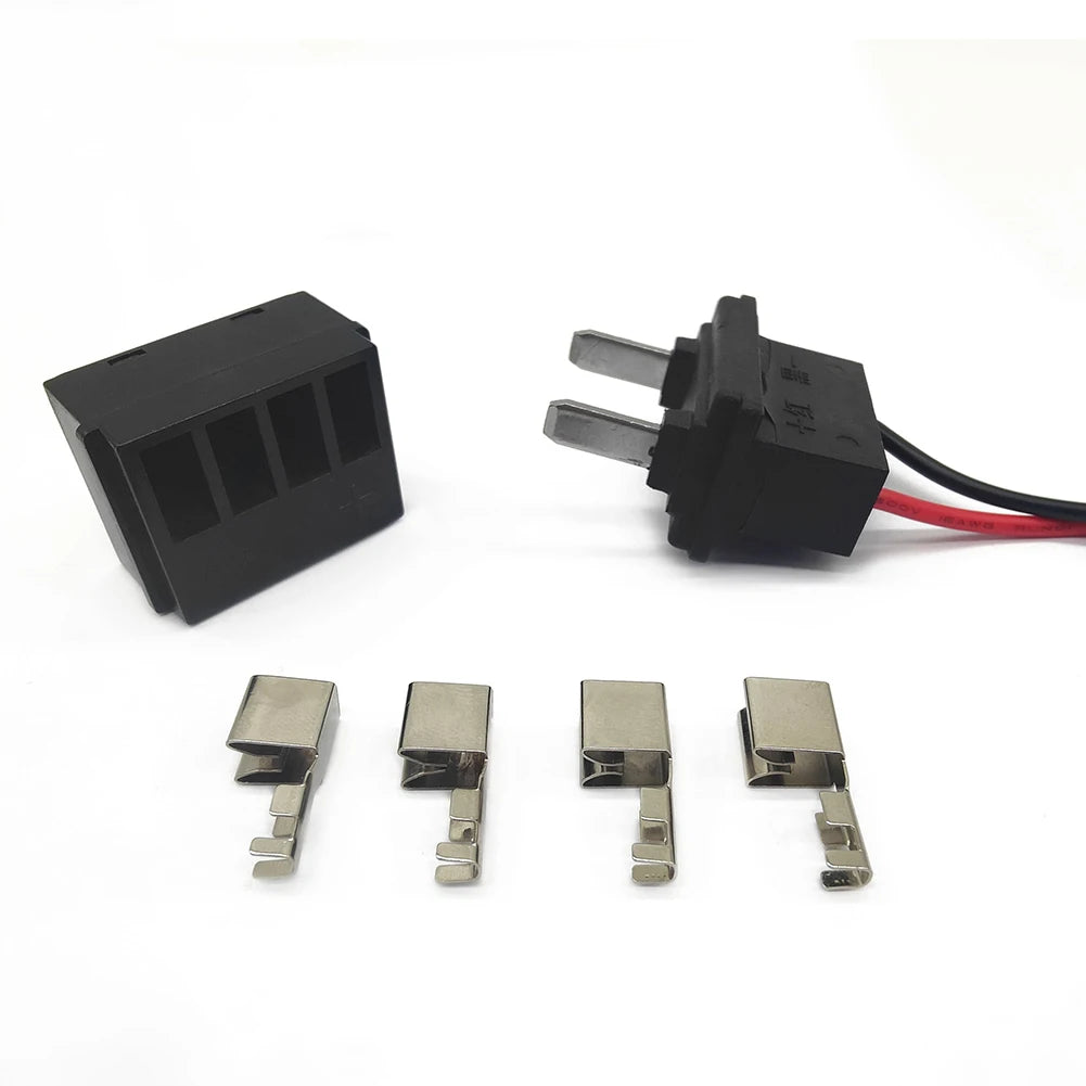 Electric Bike Battery Box Connector -Silverfish Battery Box Connection Base Spring -Plug Replacement Ebike Accessories